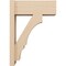 Ekena Millwork 8-in W x 20-in D x 28-in H Balboa Block Rough Cedar Woodgrain TimberThane Outlooker, Primed Tan OUTUR080X20X28BOA44RCPR - alternate 6